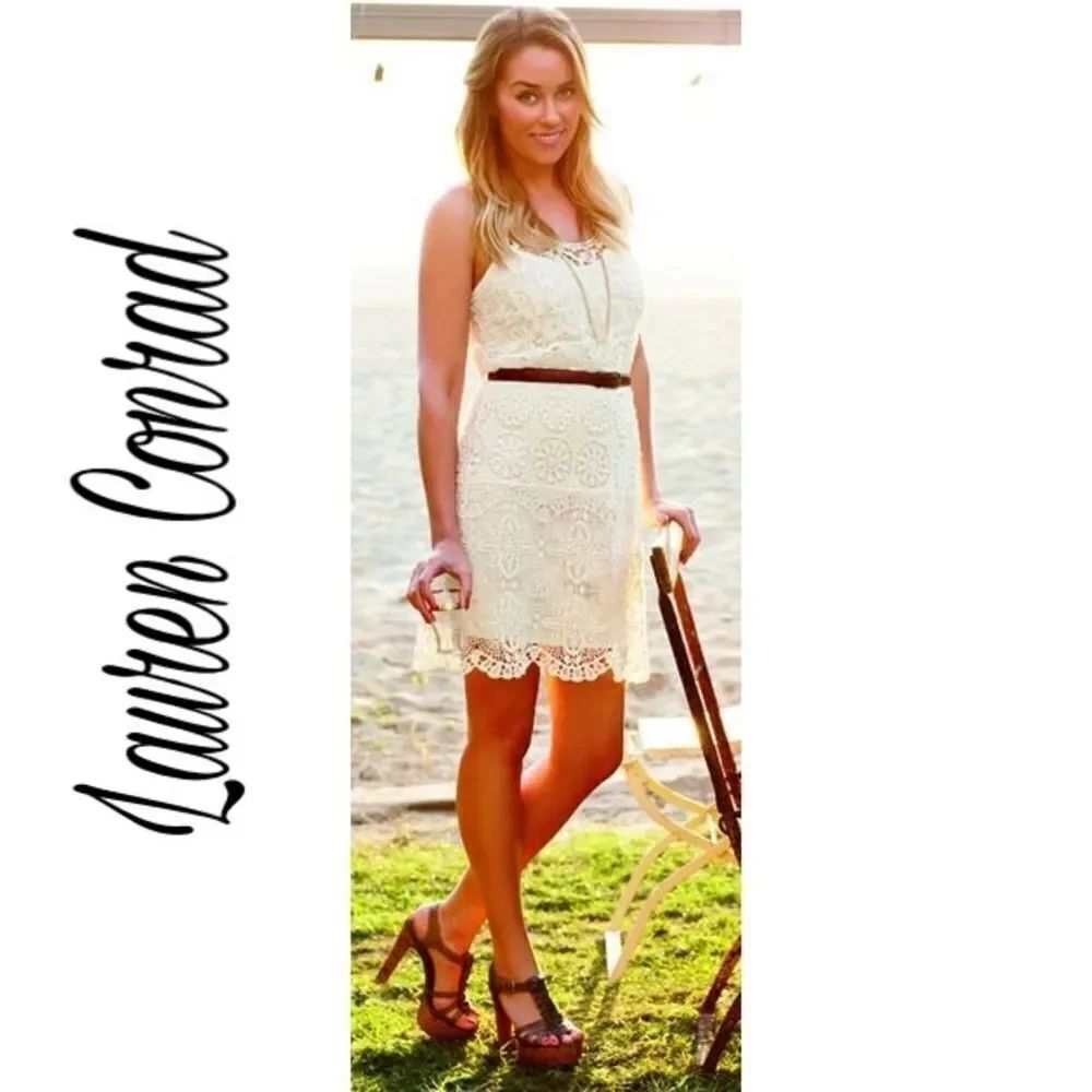 ✨Lauren Conrad Lace Slip Dress✨